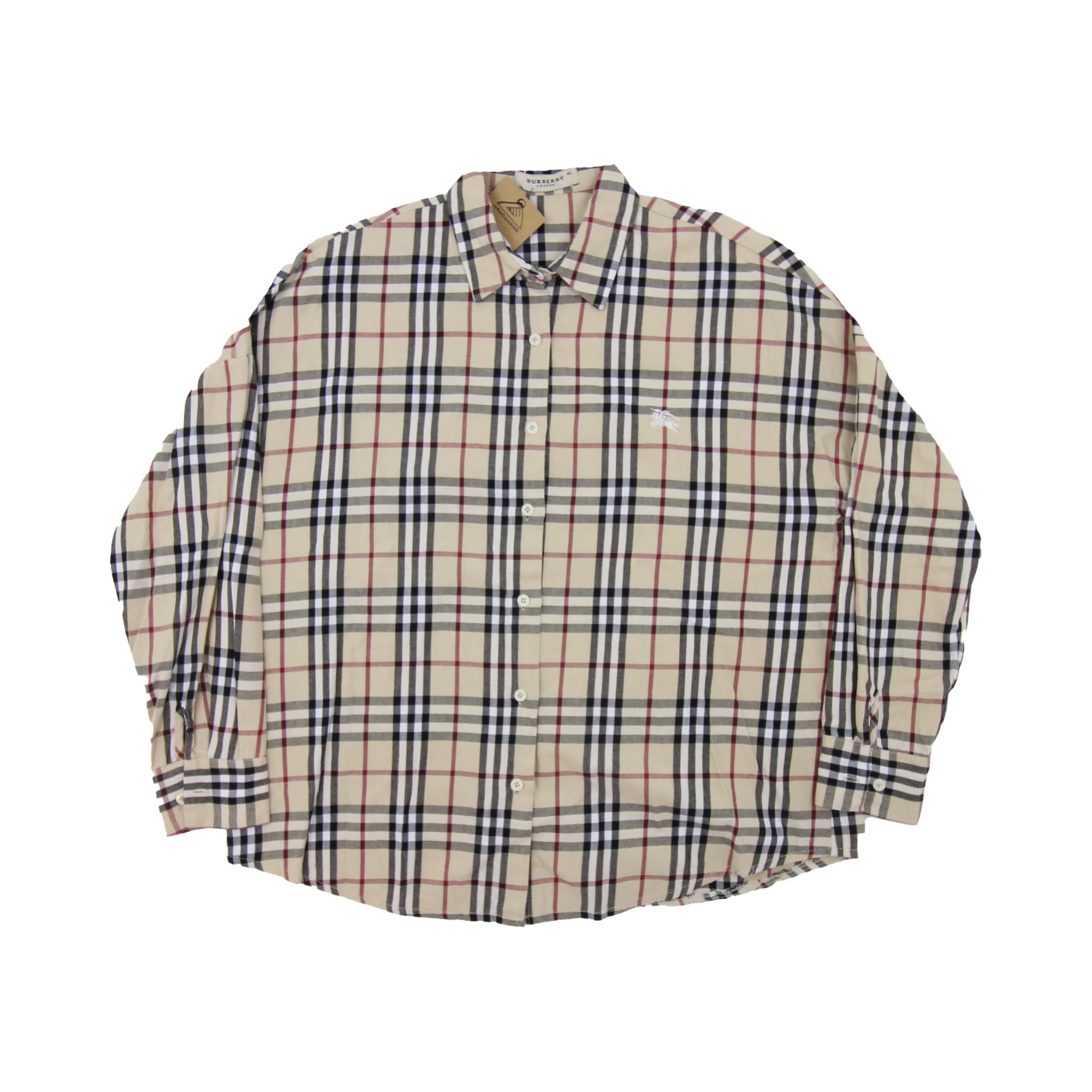 Burberry Long Sleeve Shirt -  L