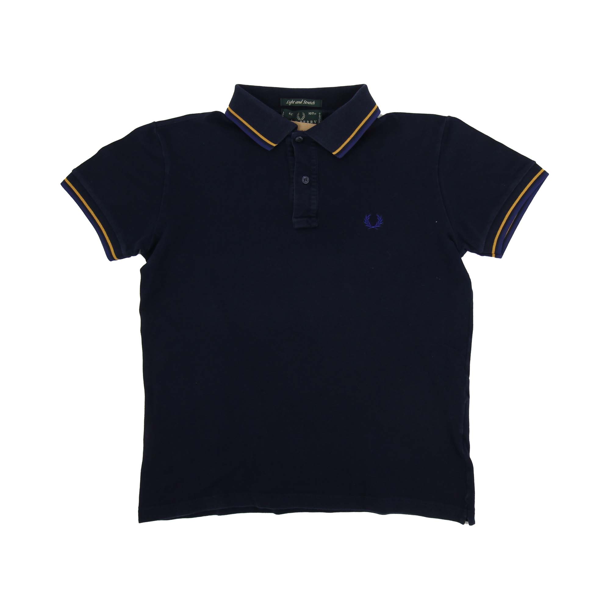 Fred Perry Embroidered Logo Polo Shirt - S