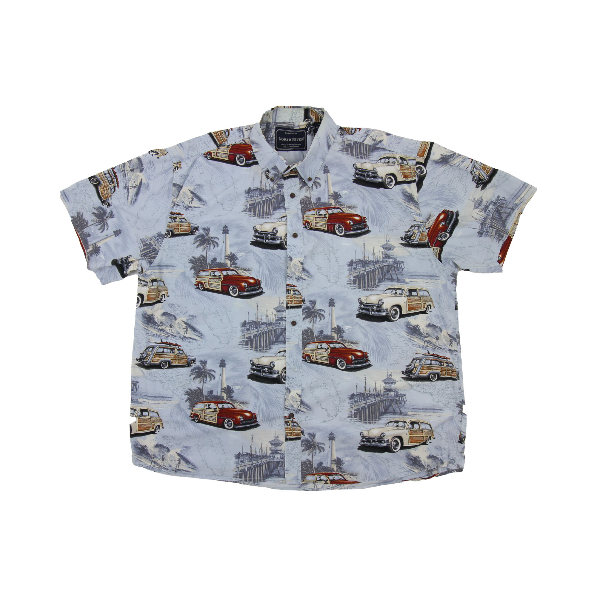 North River Thin Short Sleeve Shirt -  XL