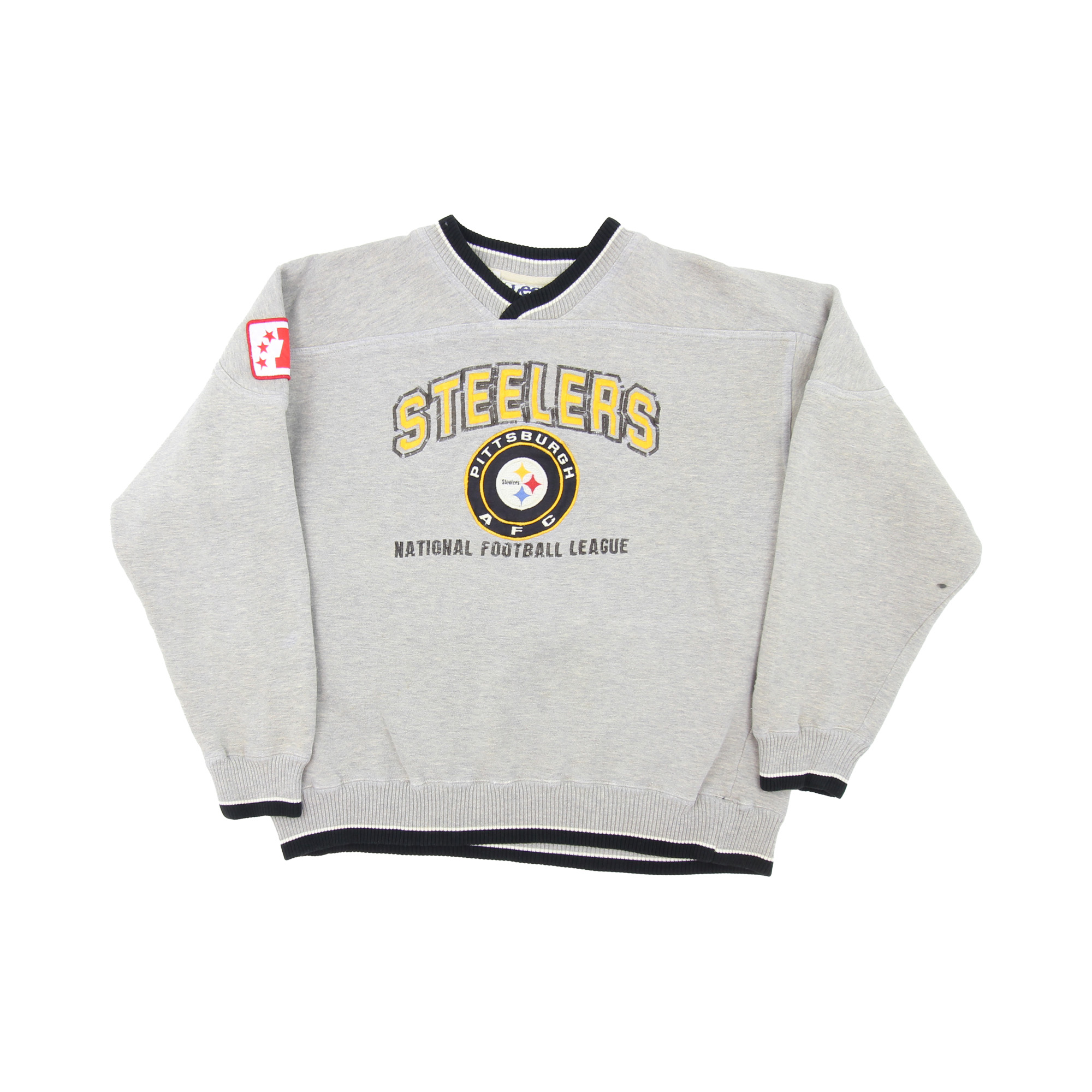 Steelers Embroidered Logo Sweatshirt -  M