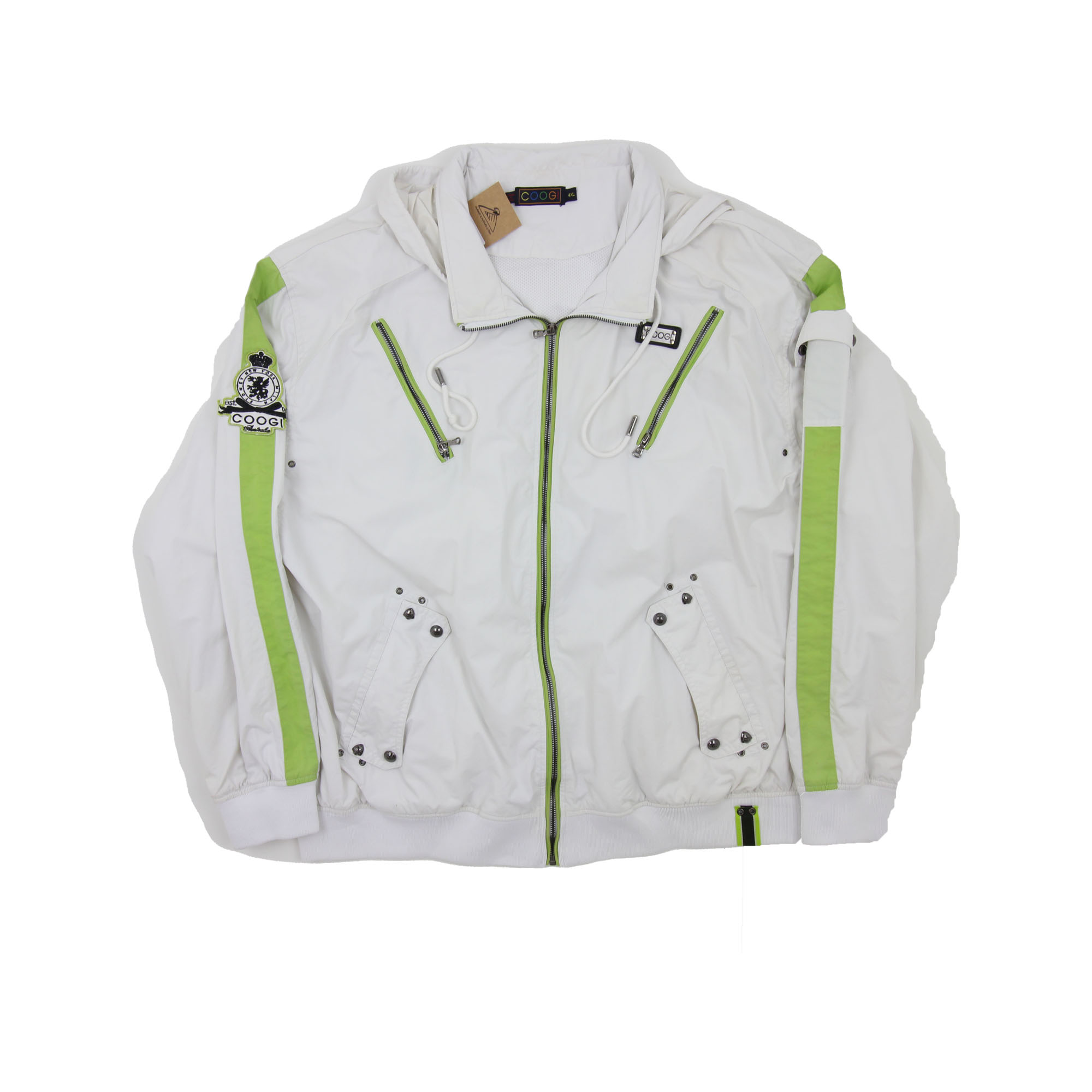 Coogi Rain Jacket White -  XL