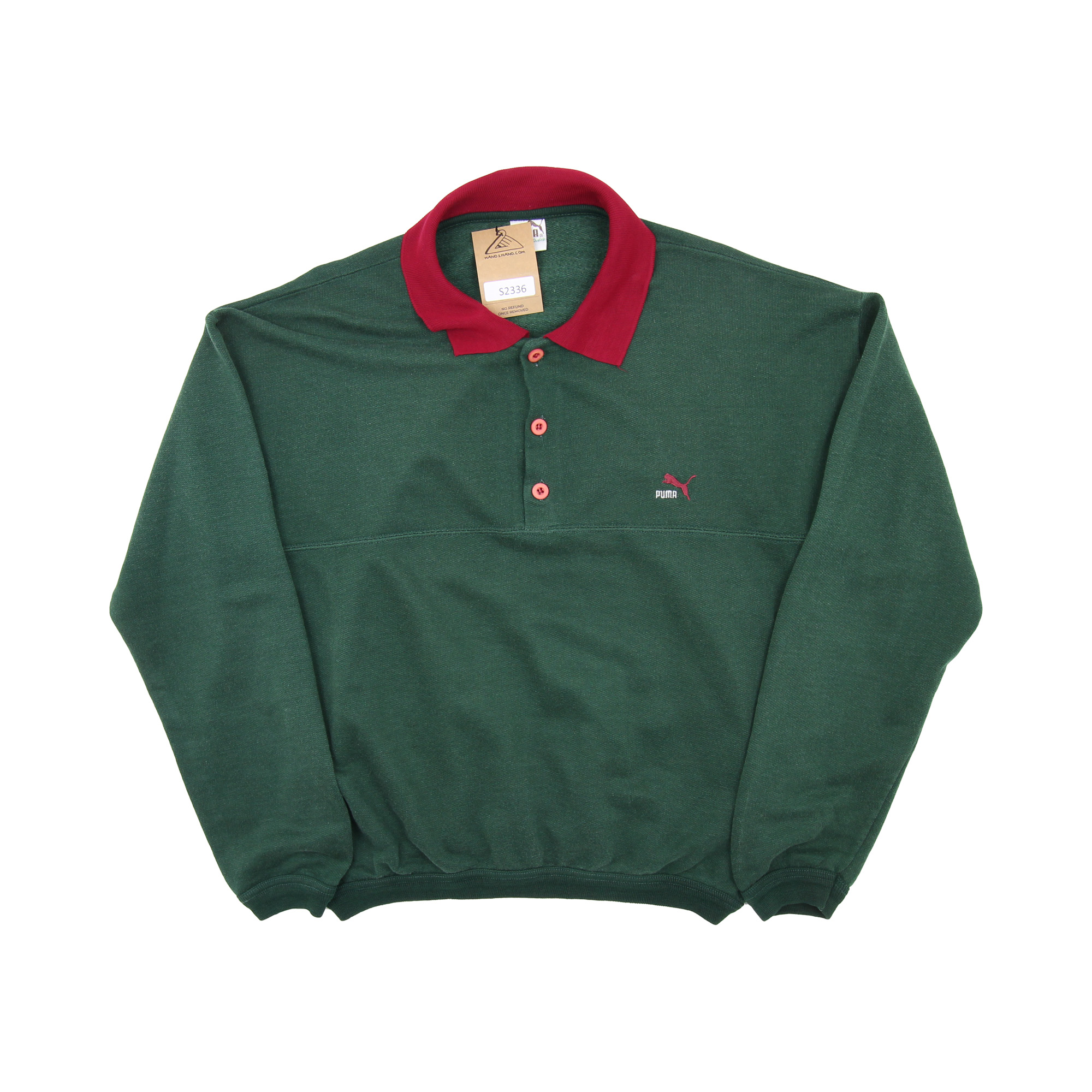 Puma Vintage Sweatshirt Green -  M