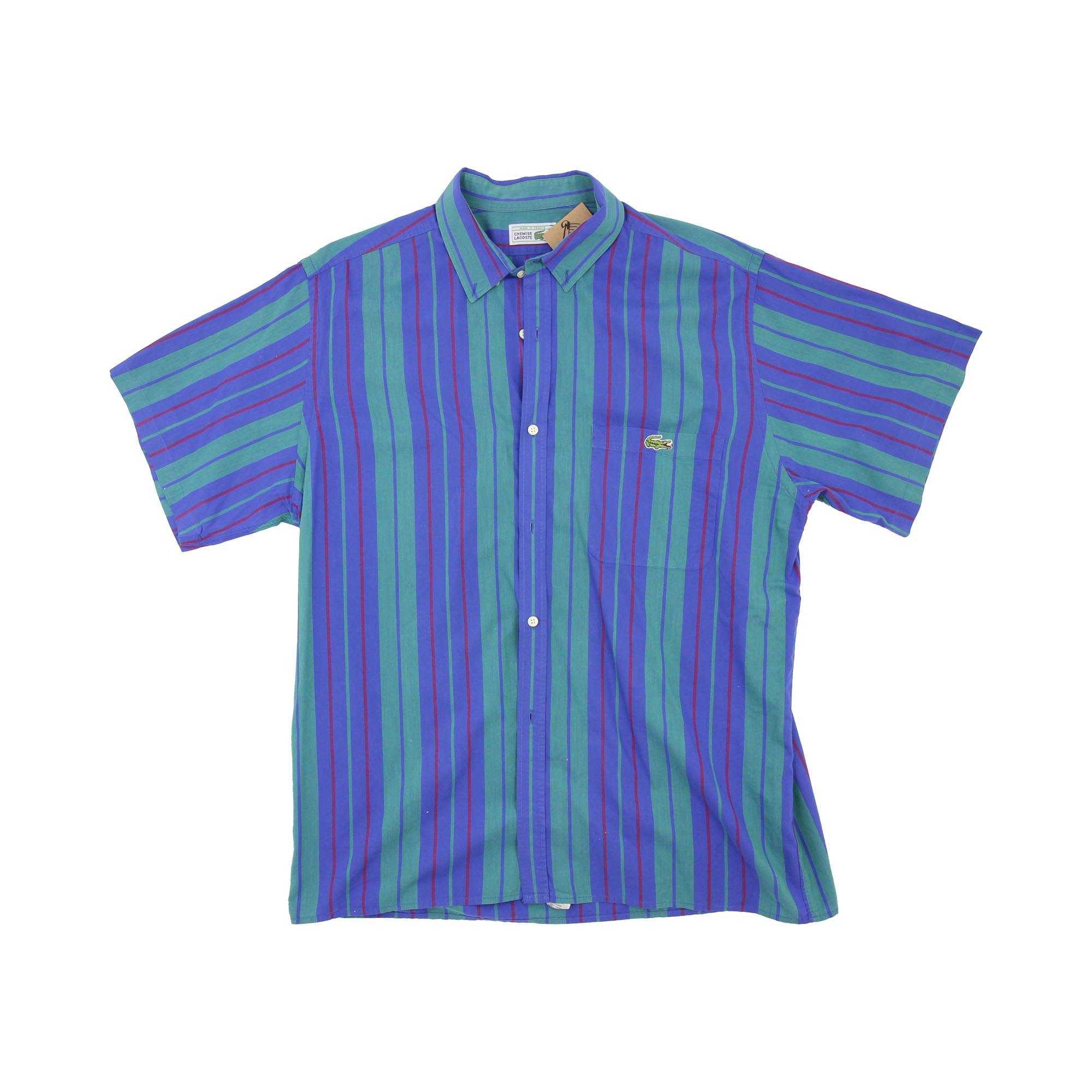 Lacoste Embroidered Logo Short Sleeve Shirt -  L