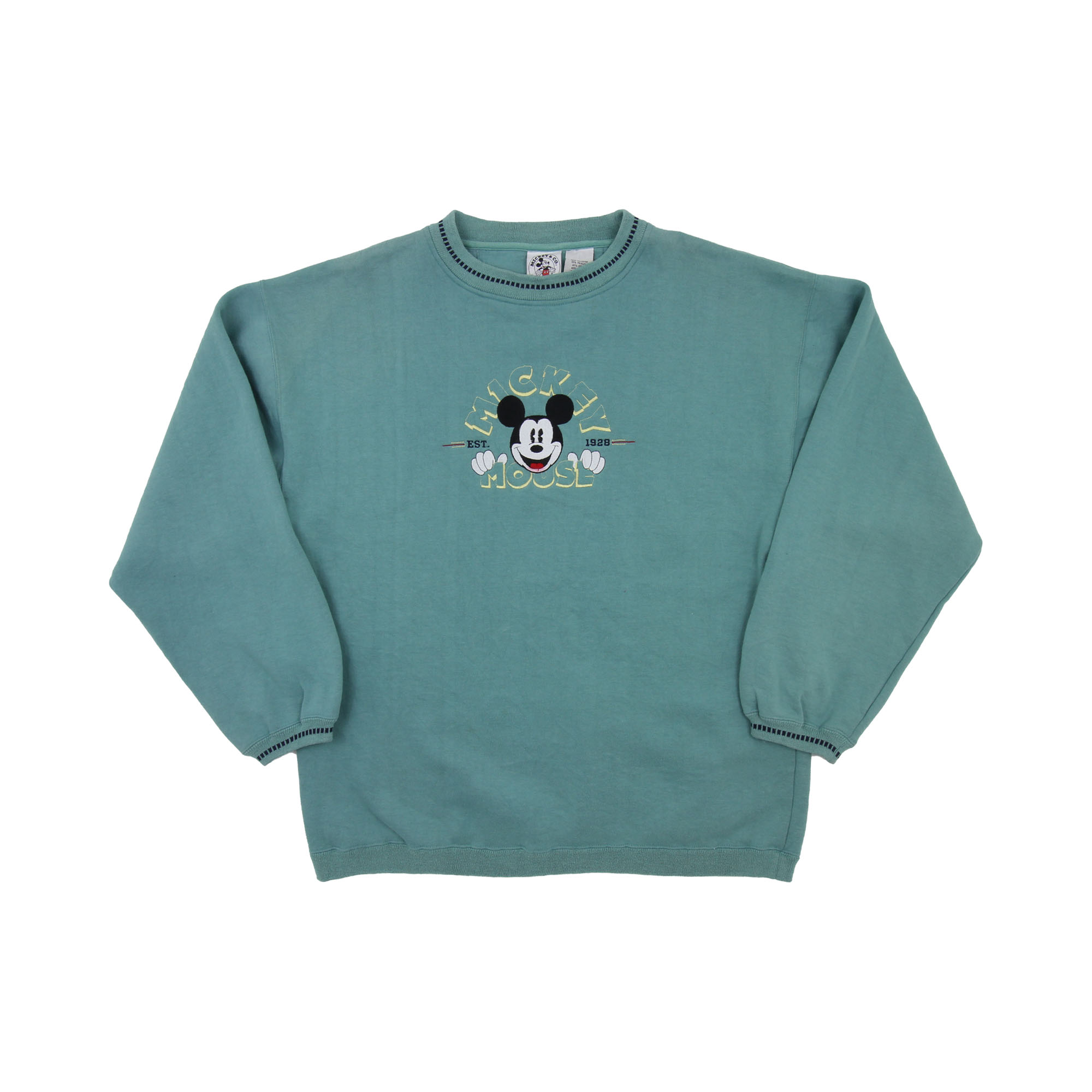 Disney Mickey Mouse Embroidered Logo Sweatshirt -  XL