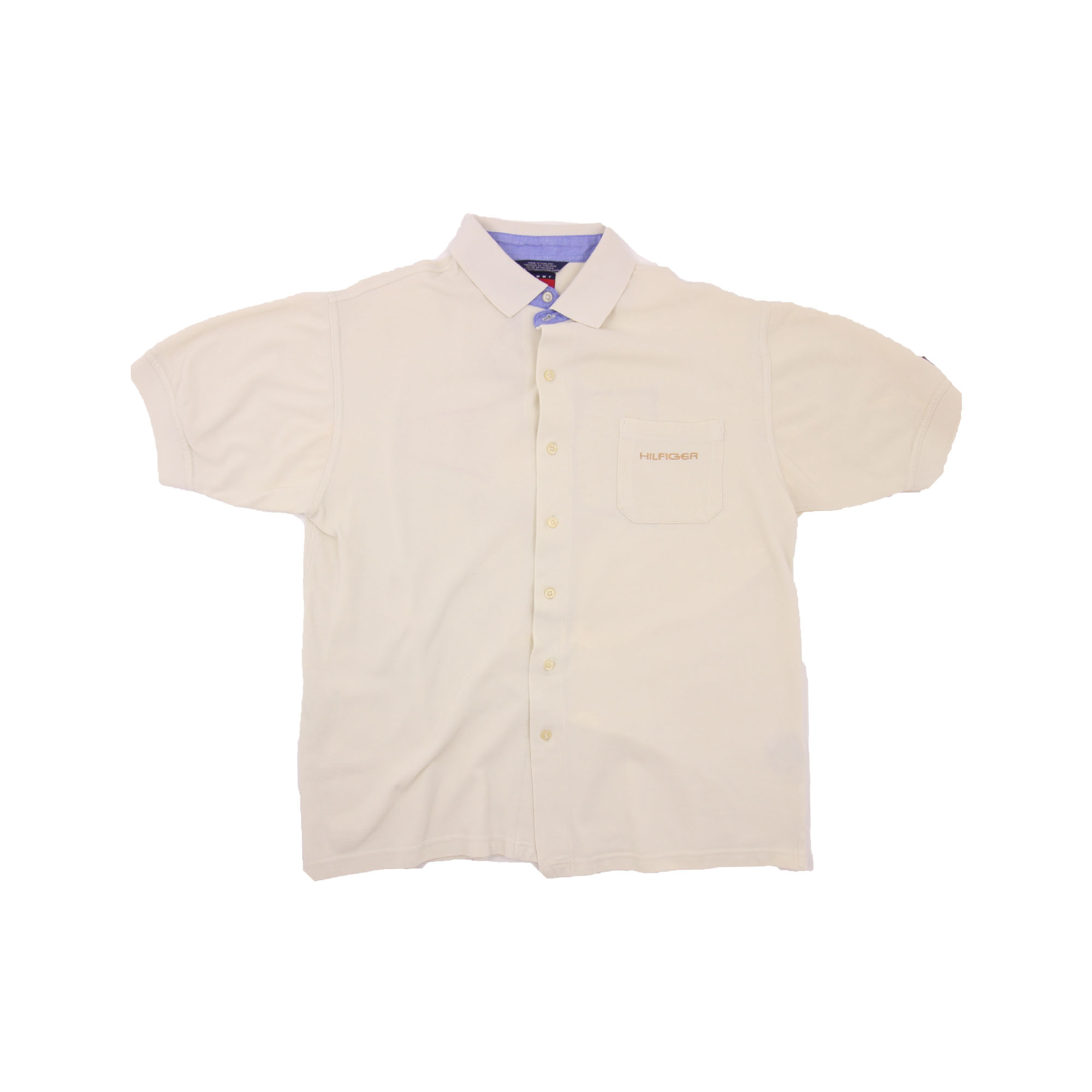 Tommy Hilfiger Front and Back Embroidered Logo Polo Shirt -  L