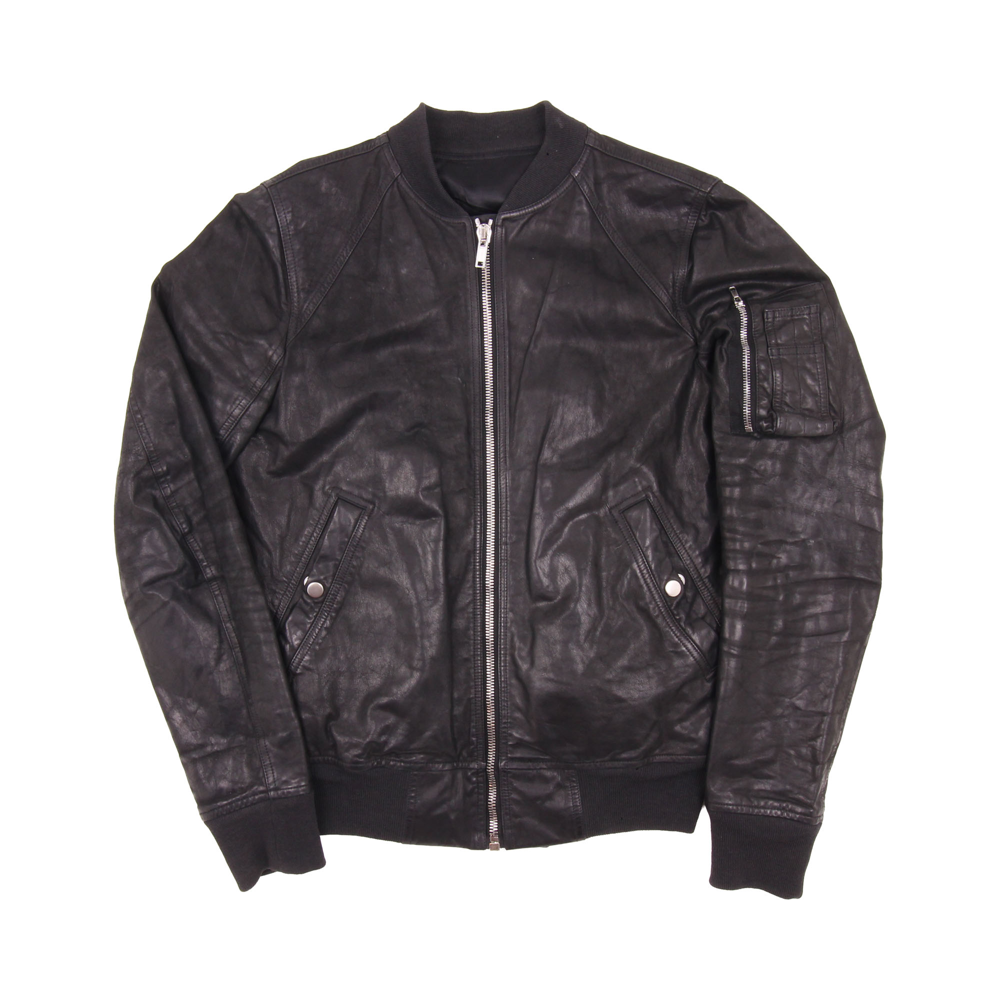 Rick Owens Leather Jacket - M 