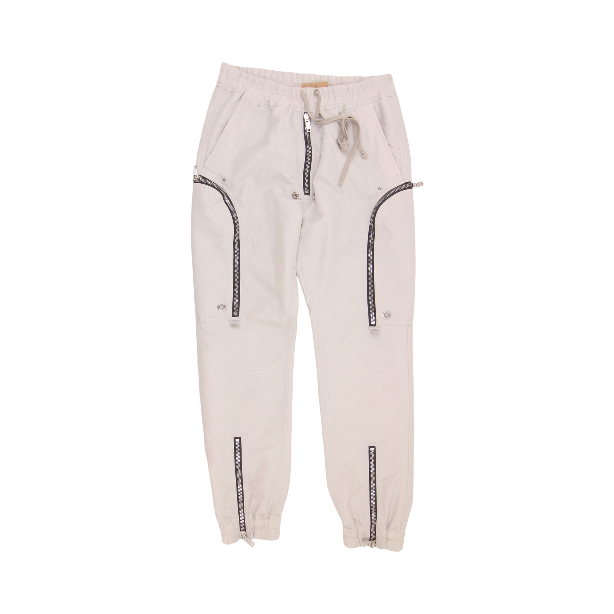 Rick Owens x Off-White Hollywood Bauhaus Cargo Leather Pants - US 38
