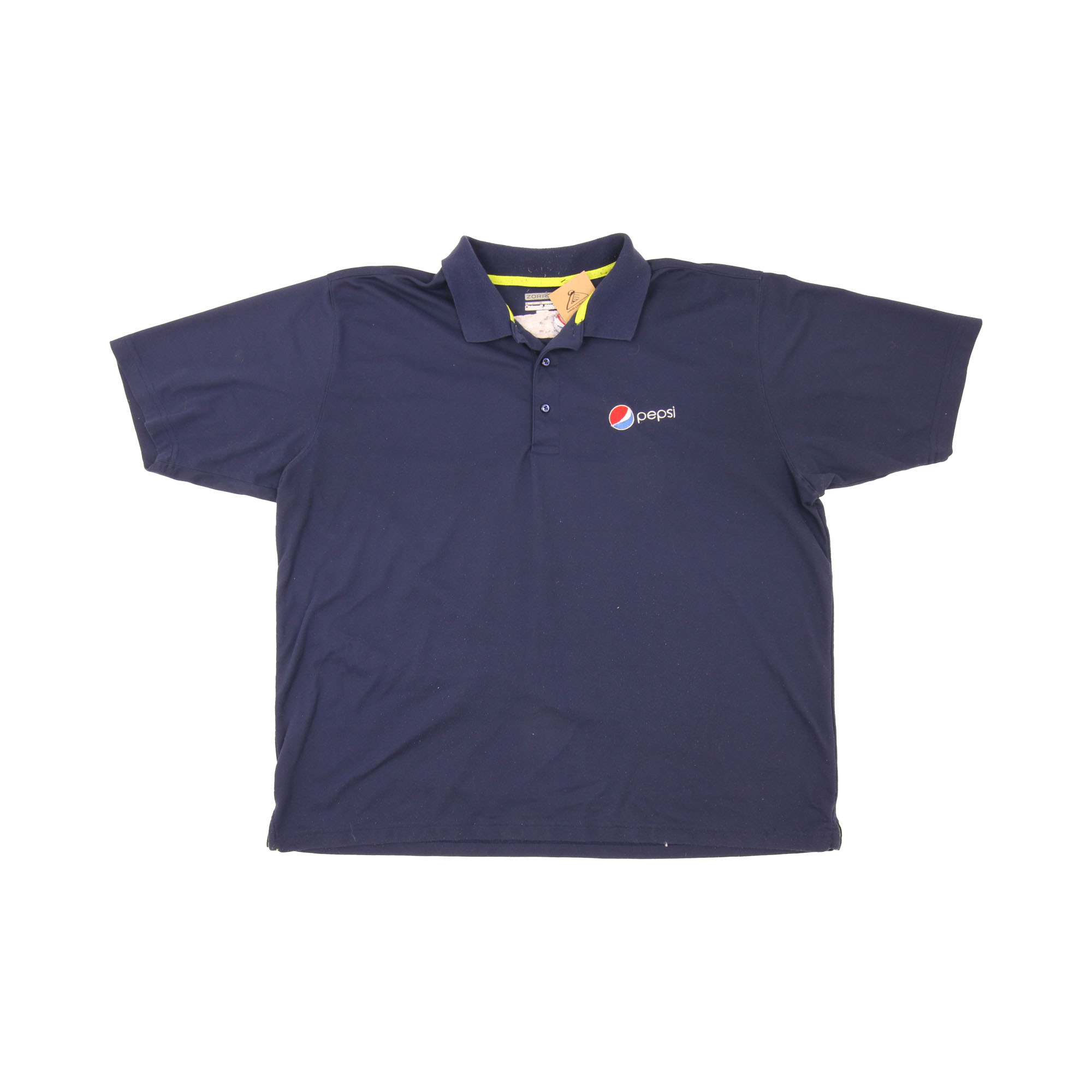 Pepsi Embroidered Logo Polo Shirt -  XXL