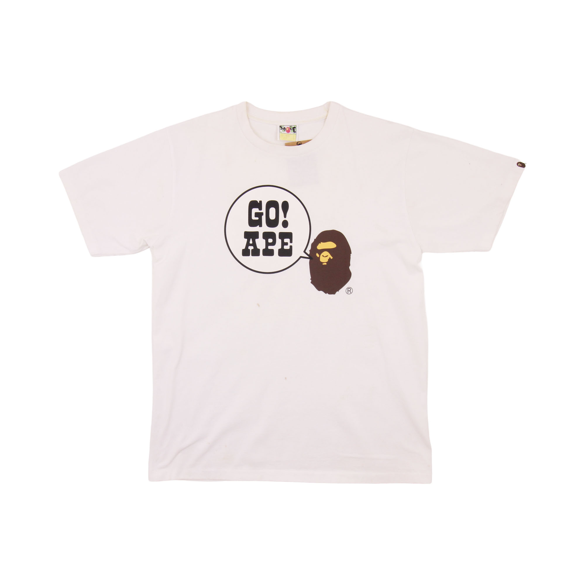 A Bathing Ape (BAPE) Go Ape! T-Shirt White - L 